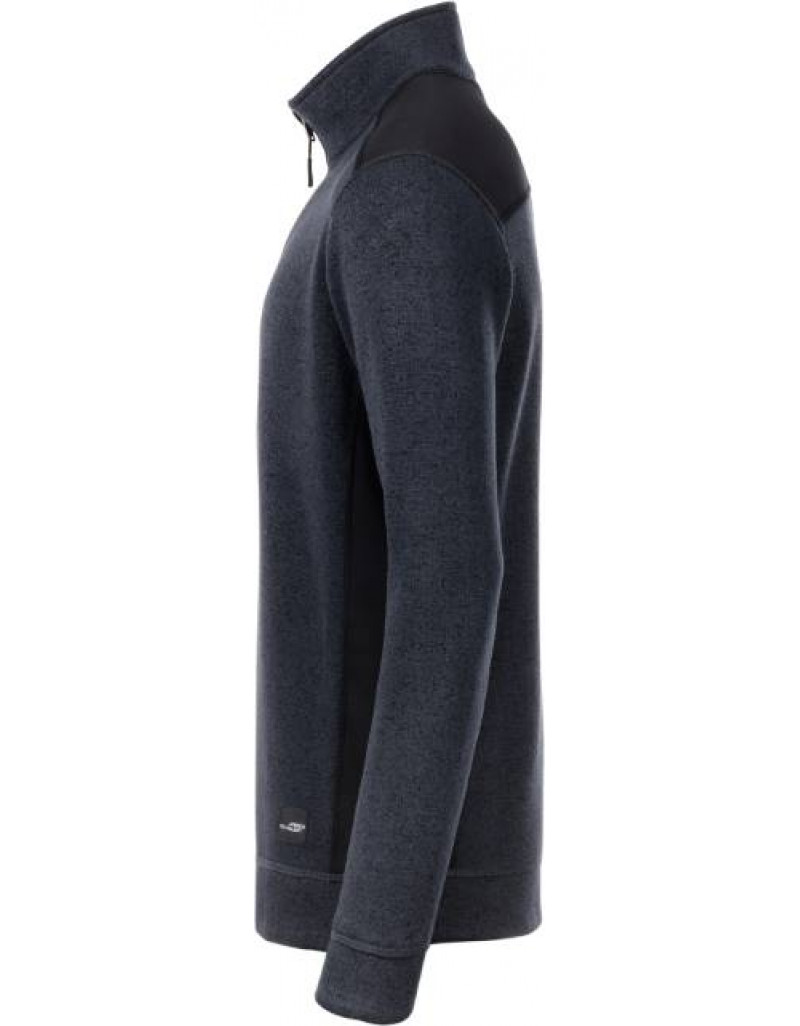 Îmbrăcăminte de lucru pentru bărbați, din fleece tricotat, cu fermoar 1/2 - rezistentă